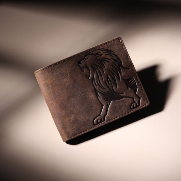 Vintage Embossed Leather Wallet